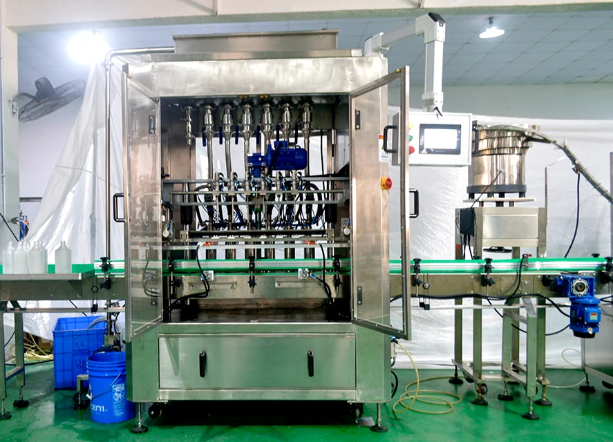 Fully Automatic Vodka Whiskey Glass Bottle Filling Line Wine Bottling And Filling Multi-Functional Production Line