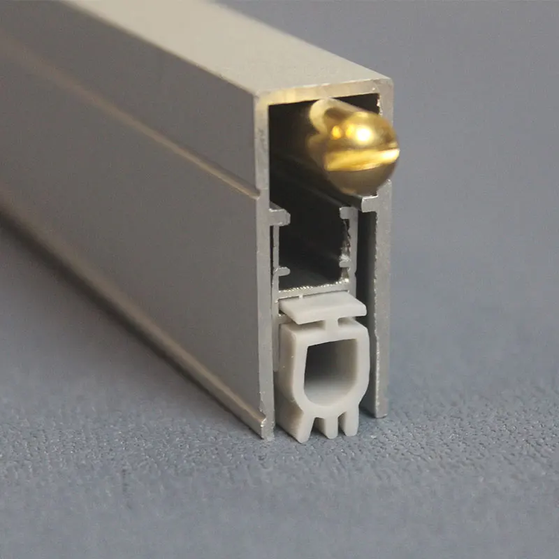 Wind water cut sound proof Aluminum automatic door bottom drop down seal stopper/under door seal