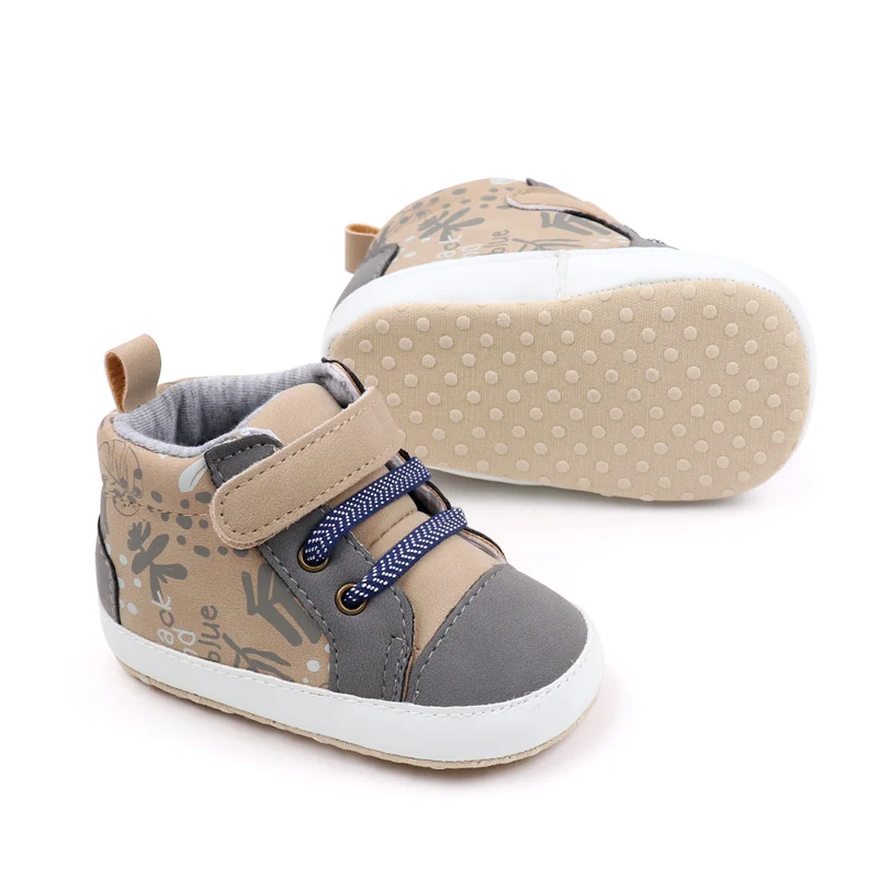 0-1 Years Fashion Design Baby Cotton Sole Shoes 2024