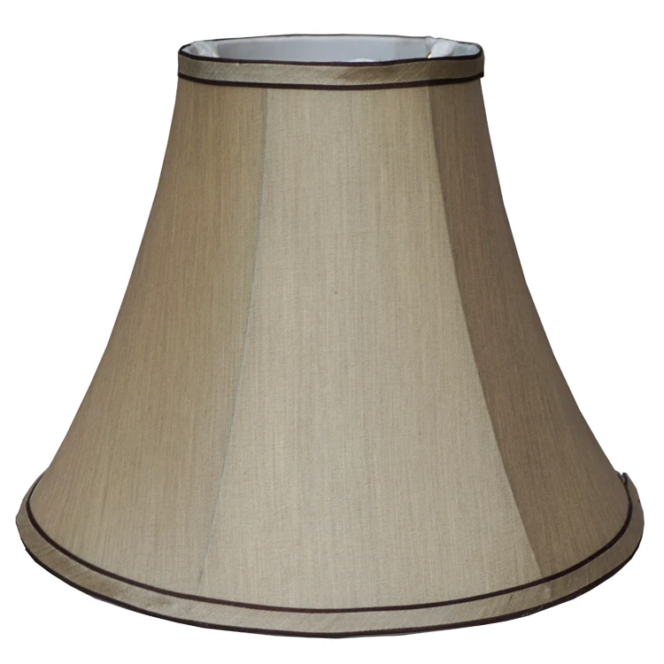 Trumpet Selling Large Indoor Round Wholesale Handmade Fabric Table Lamp Shade