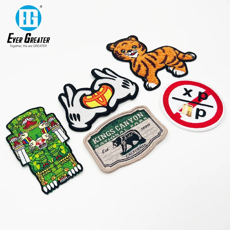 High Quality Gift Exclusive Custom Waterproof Embroidery Patches for Clothing