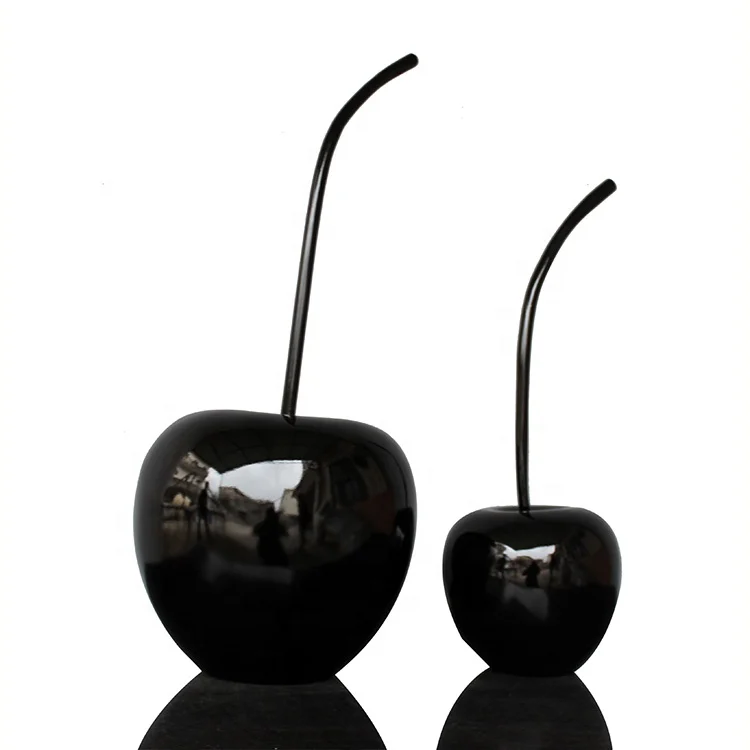 Hot sale Chinese Factory Fruit Statue Home Decoration Resin Cherry Sculpture