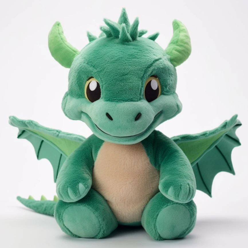 2023 New Design Dinosaur Plush New Year Mascot Stuffed Animal Doll Dragon Plush Toy