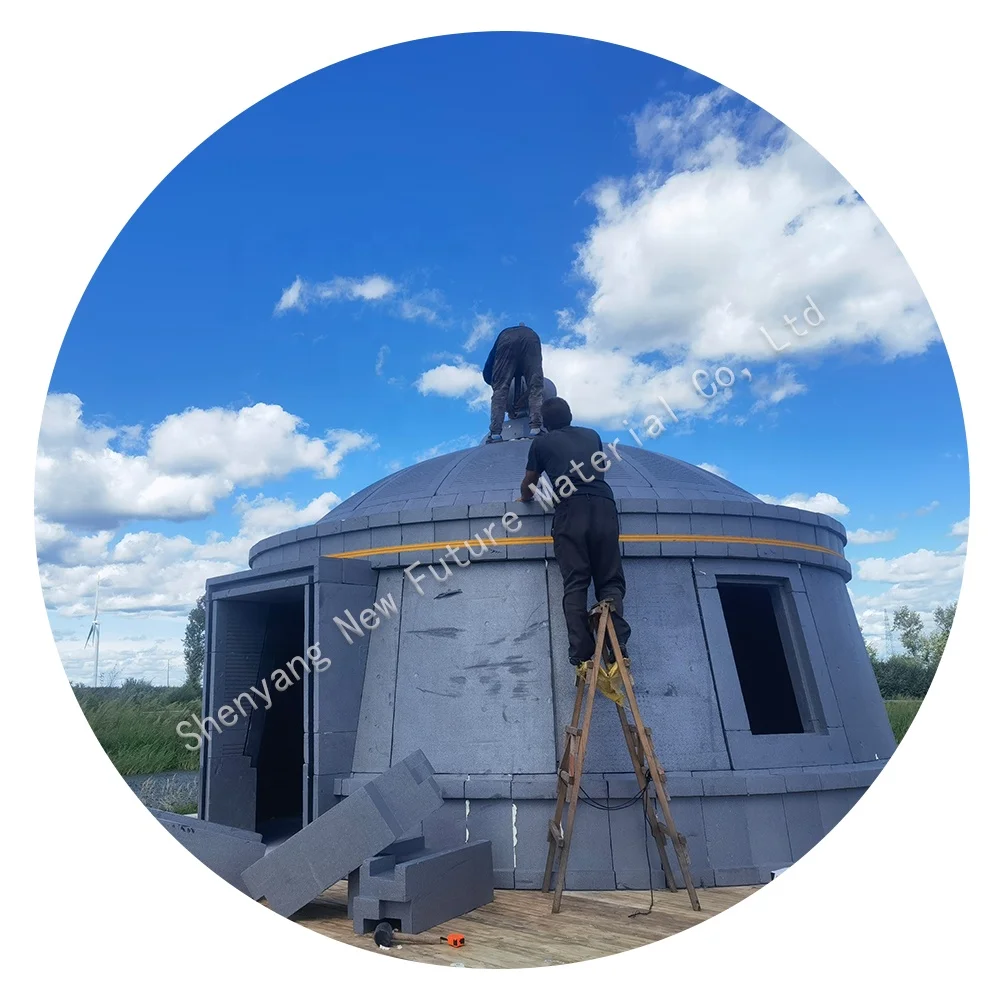 Mongolian Ger Yurt Outdoor Waterproof 8 diameter Steel Frame Camping Tent