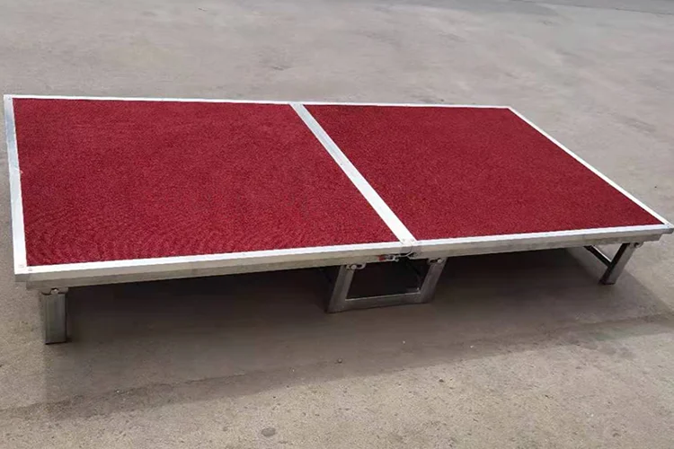 Steel folding stage custom size hotel indoor special stage