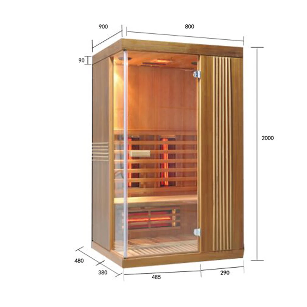 N Series SS-200N indoor sauna 2 person 7 colortherapy light luxury sauna accessories home sauna price
