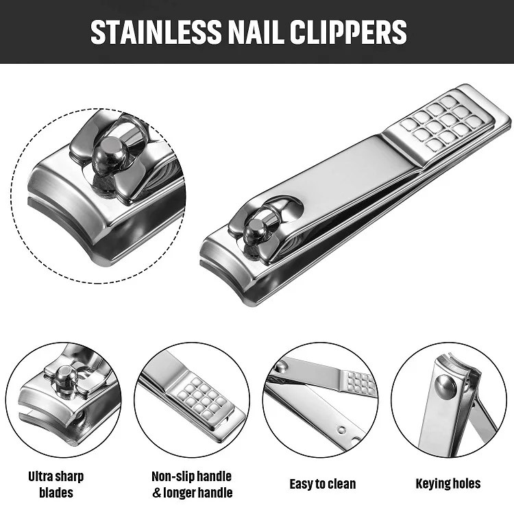 
Cheap Price Stainless steel thick toe nail clipper for manicure set and pedicure set 