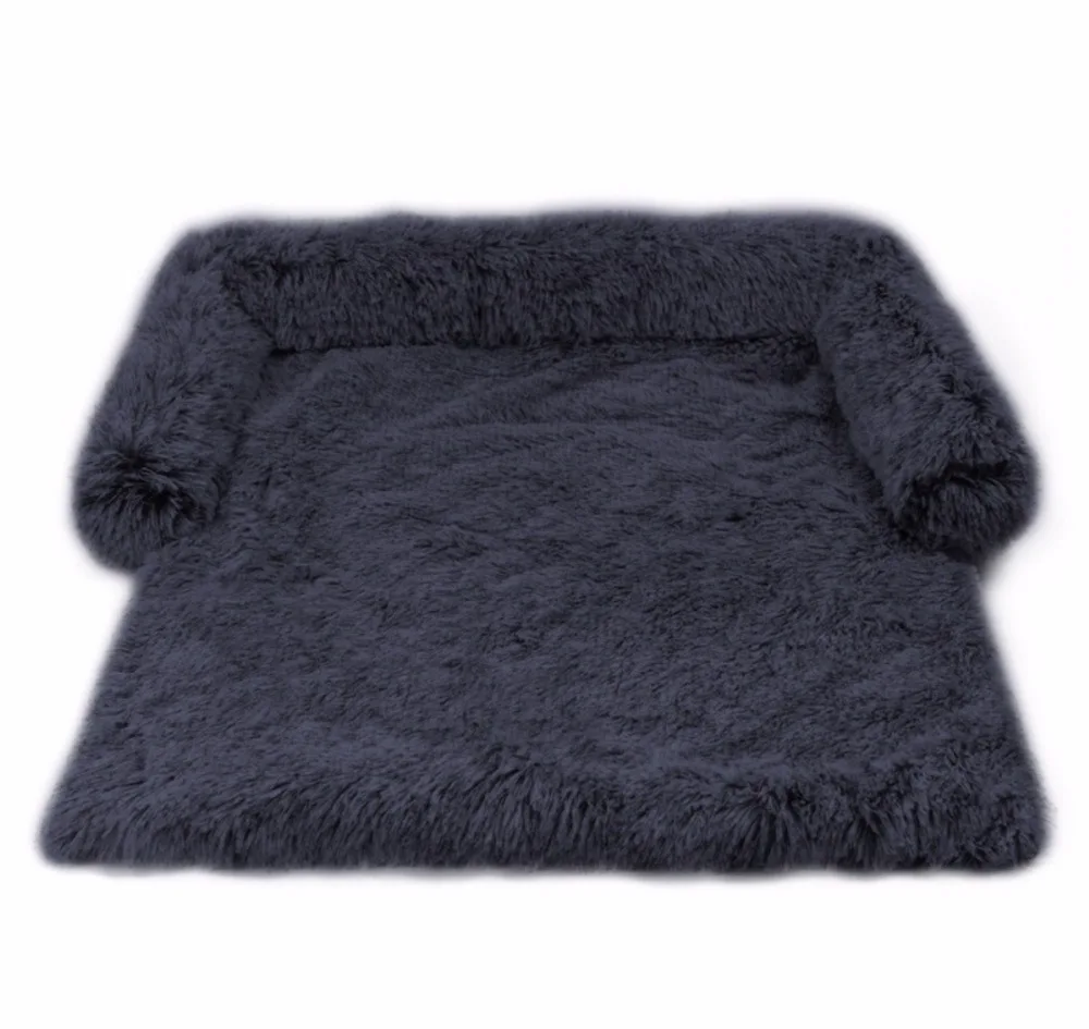 Sogifo Pet Shops Dog Pet Supplies Dog Long Faux Fur Memory Foam Pet Dog Bed