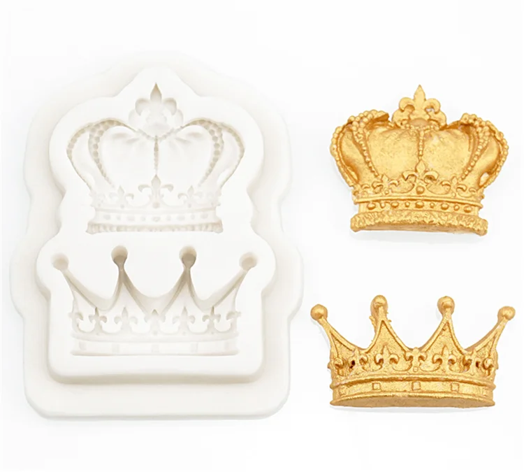 Cake Decoration Sugarcraft Crown Design Candy Silicone Fondant Mold