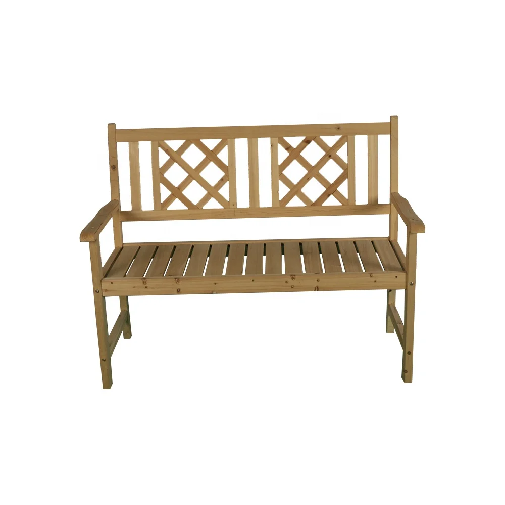 Factory directly wooden park long bench chair outdoor lounge chair wood garden bench