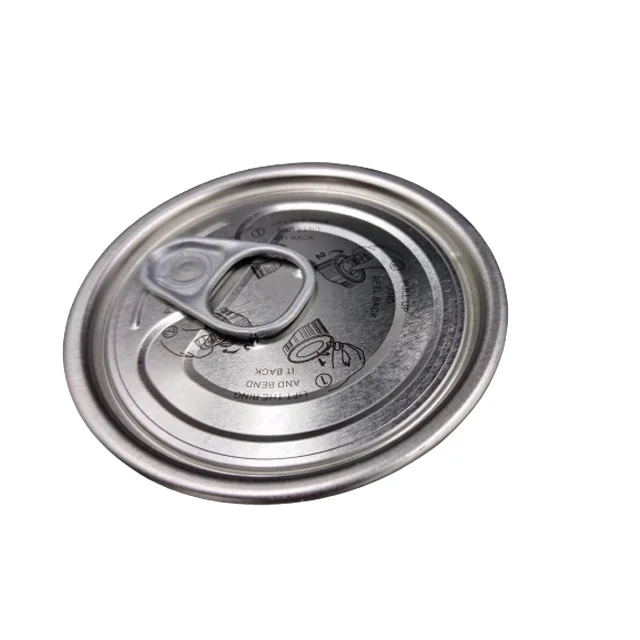 Easy Open Lid  202# 211# 307# 401# 404# 603# Metal EOE Lids Cover for Tomato Paste Tuna Fish Food Packaging