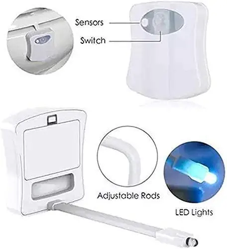 Amazon Hot-sale led toilet sensor light motion sensor night lights for bedroom