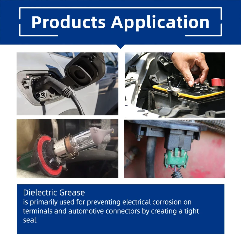 Excellent insulation properties waterproof sealing silicone grease for car charging gun