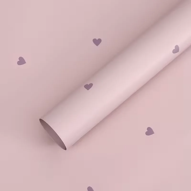 Cynthia gift enthusiastic printing love heart paper flower wrapping paper florists exclusive flower paper wrapping
