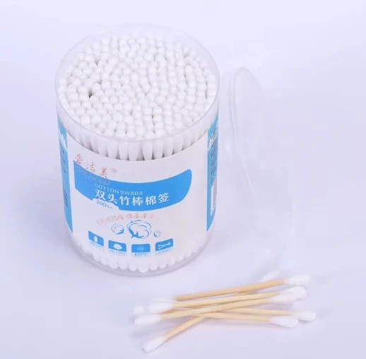 Hot Sale Wholesale High Quality Eco Friendly Bamboo Buds 500 Pcs Cotton Swab In Bulk
