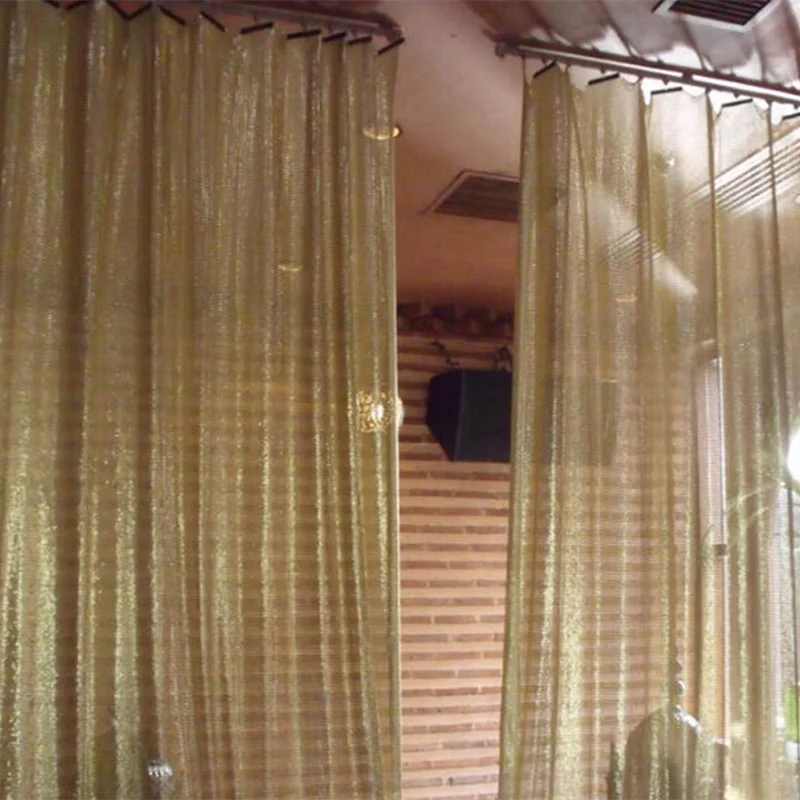 Metal Fabric Curtains for Room Dividers or Separators