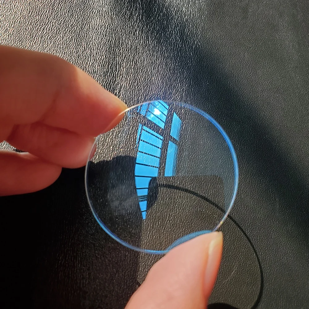 AR-Purple Coating OEM Size Sapphire Crystal Factory Price Sapphire Watch Glass