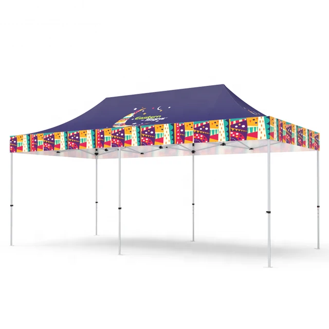 Waterproof collapsible 10x20 pop up outdoor trade show aluminium canopy tent for advertising