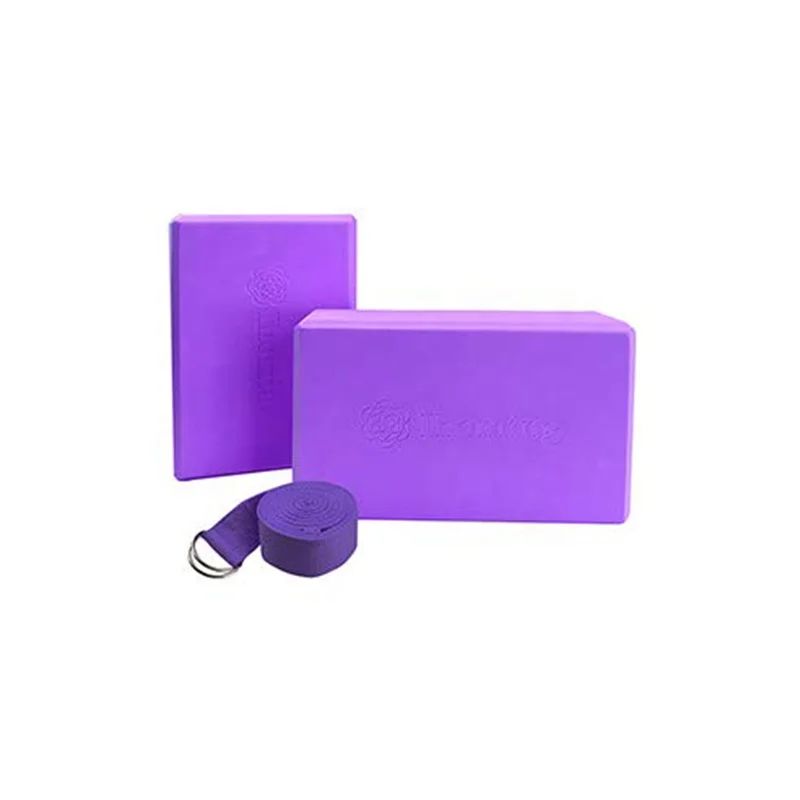 Eco Friendly Foam Blocks OEM Lightweight Yoga Bricks High Density Portable Durable MassageEVA Yoga Brick