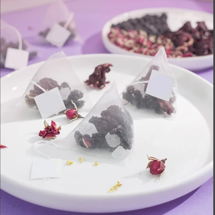 Wholesale Hot Chinese Traditional Beauty Tea Low-Fat Slimming Tea Functional Flavour Mulberry Rose Roselle Flower Tea