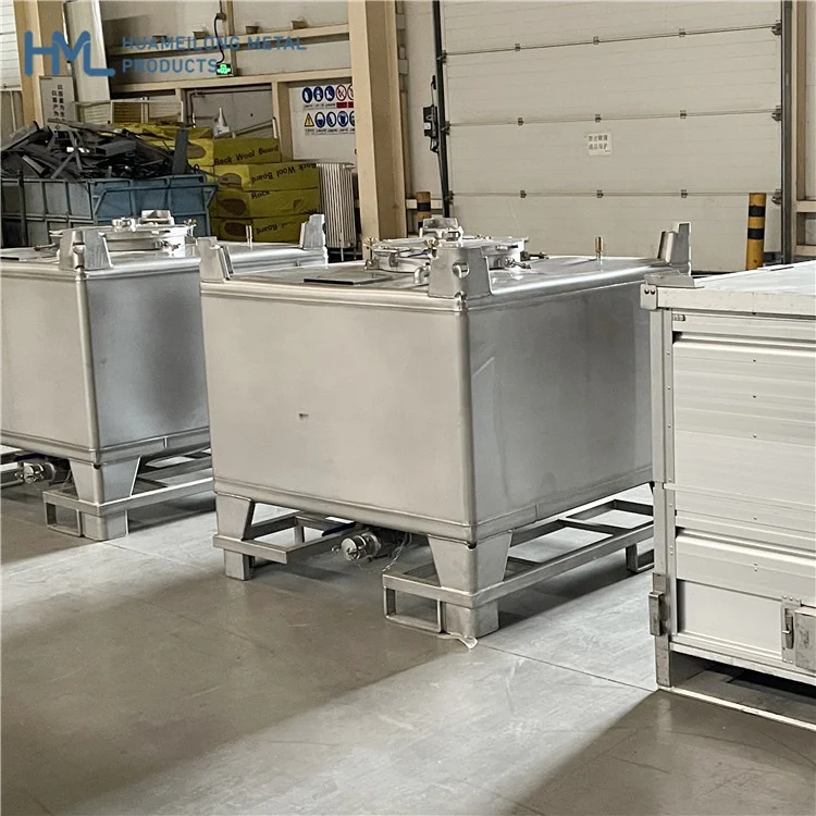 High quality bulk stainless steel IBC tank for for wine oil chemical drinking storage