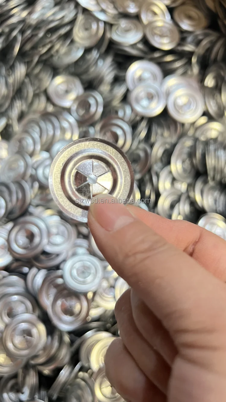 Galvanized Steel 30mm Round Self Locking Washer Fix Insulation Nail