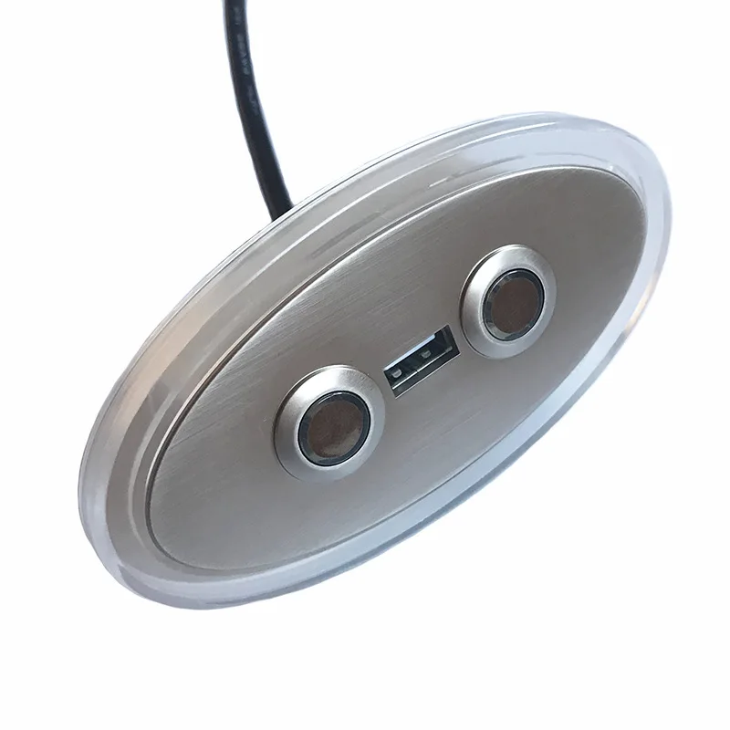 AD-018 furniture hand switch round controller control dial 2 usb sofa accessories parts switch for electric recliner sofa