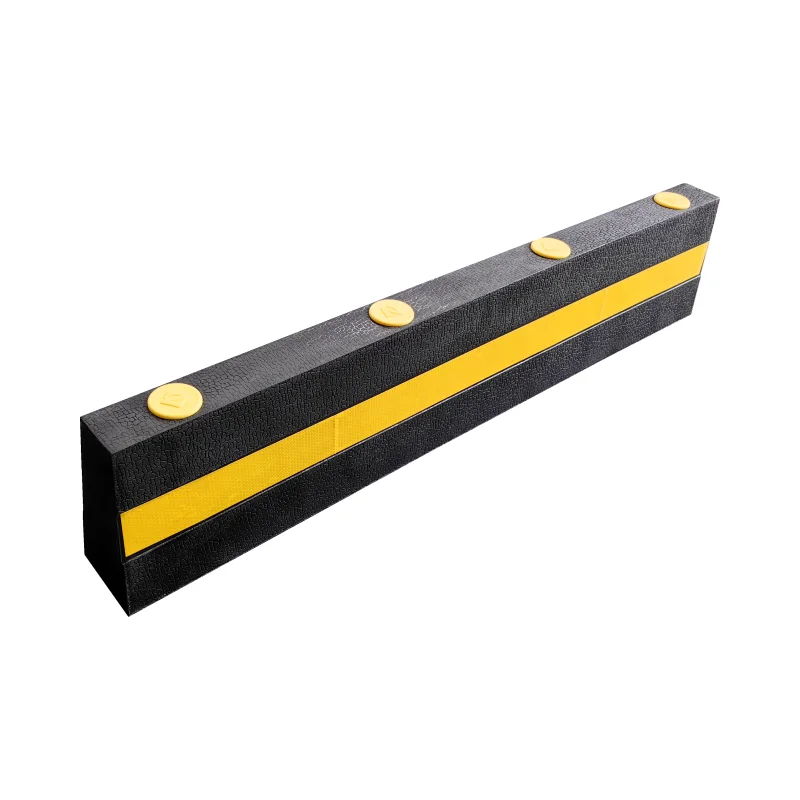 Custom high-quality 1 m long 20 cm high rubber buffer anti-collision block New Products Rubber Wheel Stopper