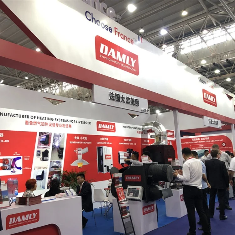 DAMLY SUNFLOWER Automatic Electric Gas Fired Heater for Poultry Farm Chicken House