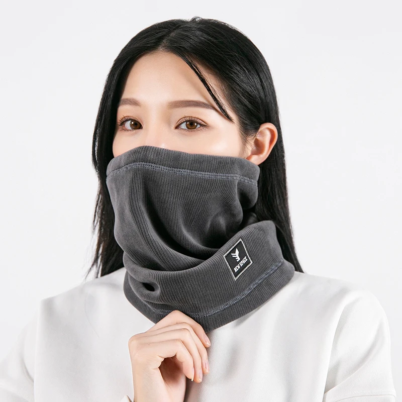 YIPINU Polar Fleece Neck Warmer Colorfast thick Multifunctional Neck Gaiter Scarf Bandana Cold Weather warm