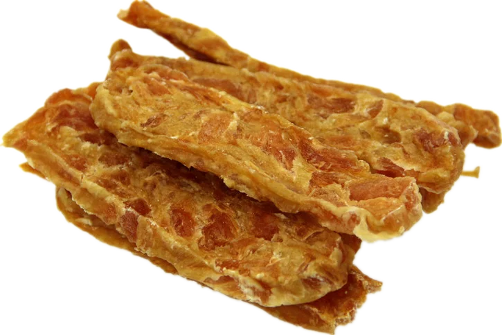 DEHYDRATED CHICKEN JERKY FILLET DOG SNACK