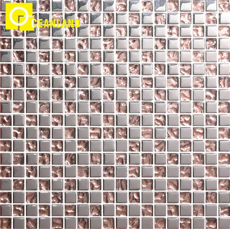 china cheap home waterproof wall 300x300 floor pink grey mosaic tiles