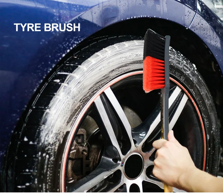 New Fashion Soft Cleaning Brushes Car Wheels Detailing Cleaning Accessories Tire Auto Washing Tool