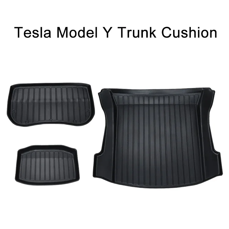 YTPIONEER ТПЭ резиновый материал высокие края ковер 2021 2022 автомобильный коврик напольные коврики для Tesla Model Y