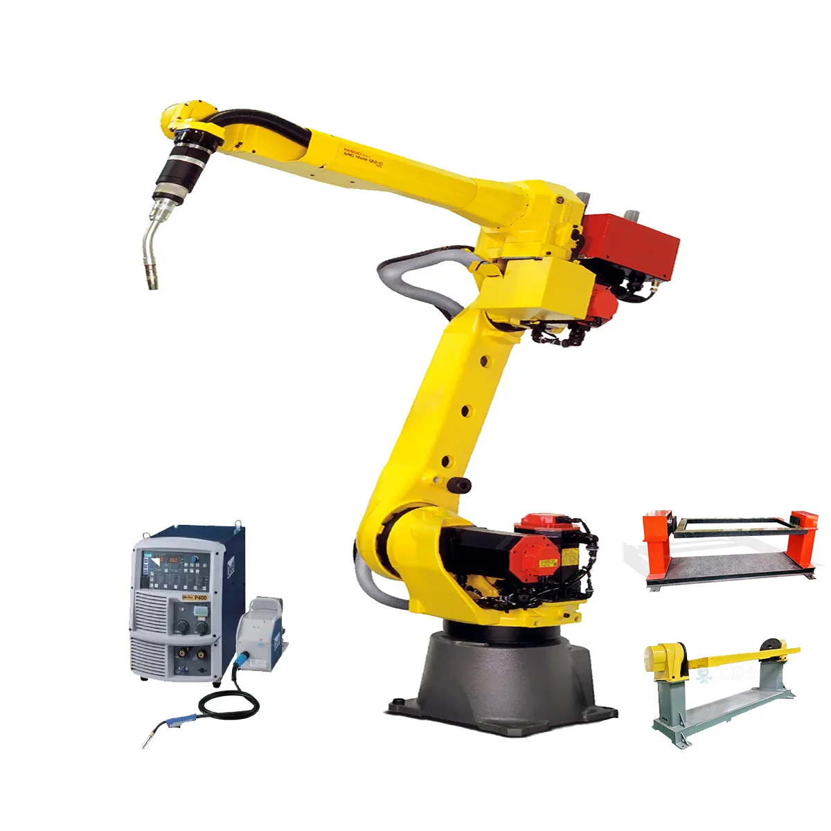 Welding Cutting Solution Customizable Robot Welding Positioner GBS-02-H3-1000 Model Laser Welding Machine For Stainless Steel