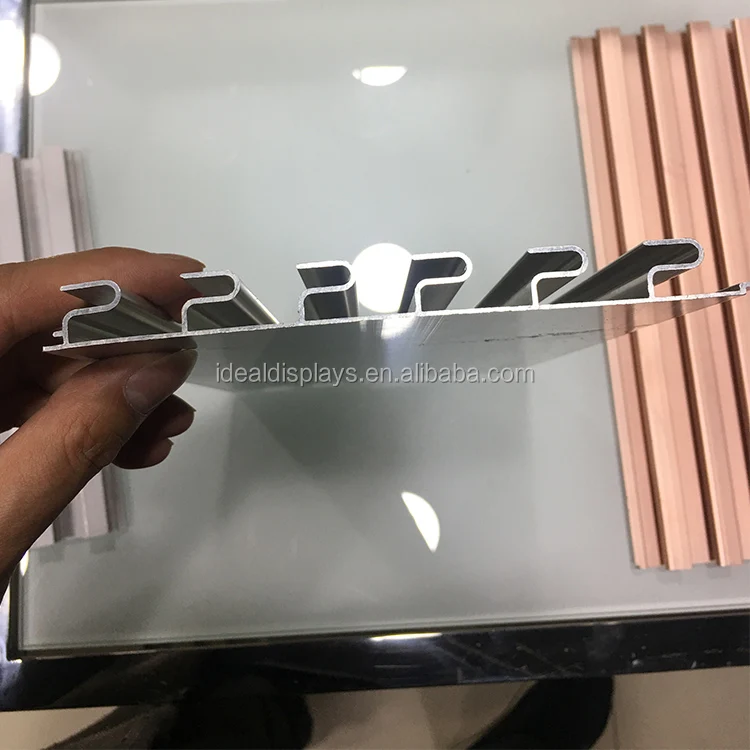 Professional manufacturer alu slatwall panel customize available