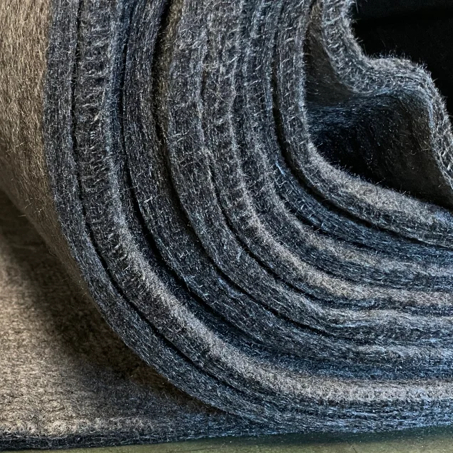 Factory direct sale carbon fiber needled felt pitch-based with high purity