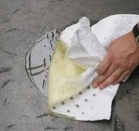 MSDS safety 3mm thickness oil petroleum only absorbent pads