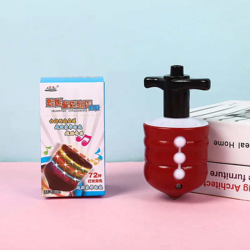 Best Selling Unisex Plastic Musical Light Gyroscope Luminous Fidget Spinners Toy for Kids