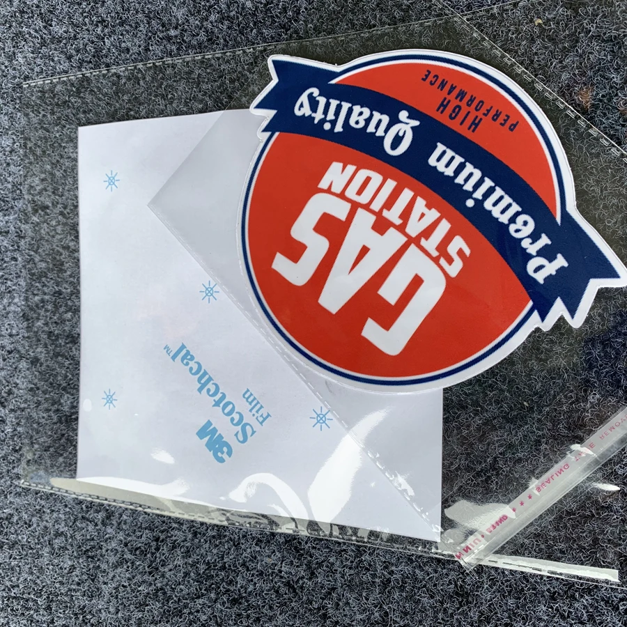 large matte vinyl sticker custom print self-adhesive magnetic car window shade sticker