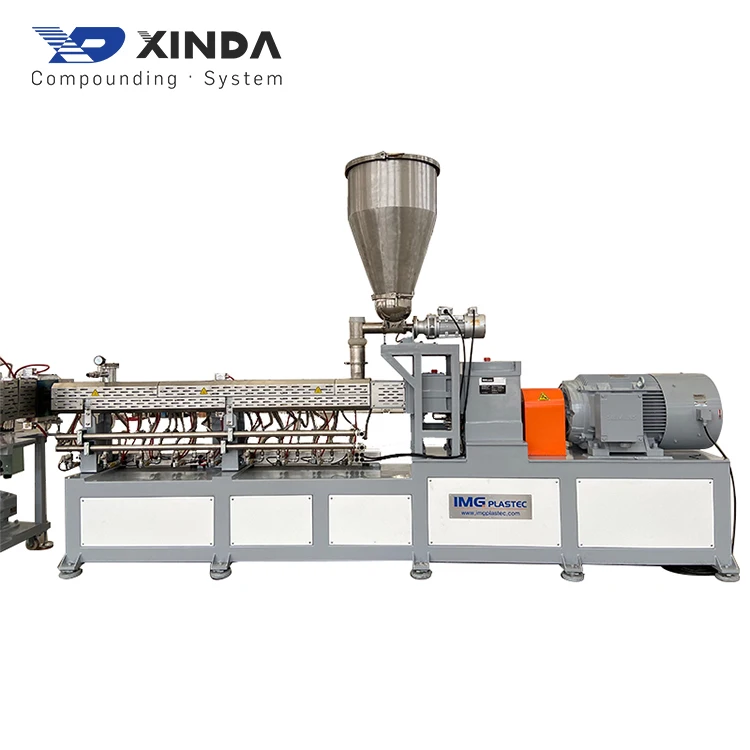
Wire And Cable Extruder Twin Screw Plastic Extruder Machine Extrusion Line Pelletizer Granulating Machine 