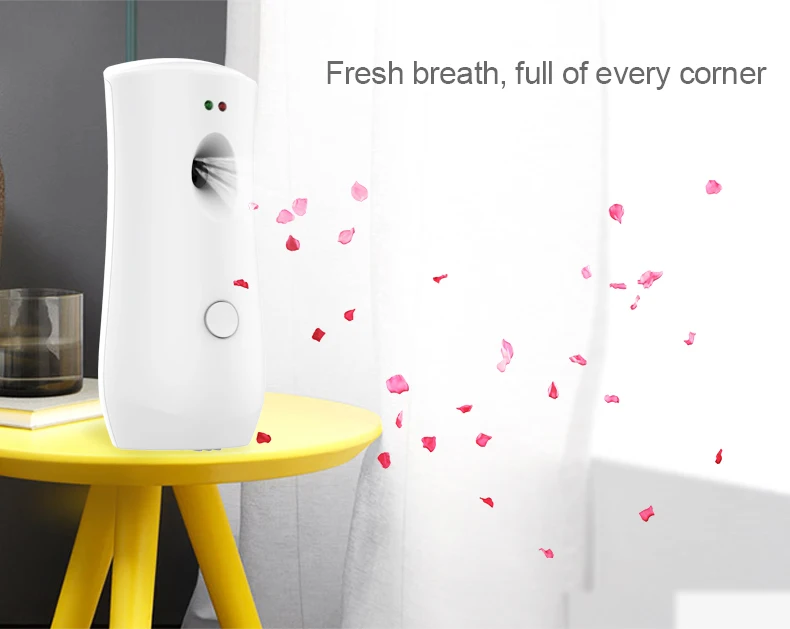 Wall Mounted Aerosol Dispenser Fragrance Air Freshener Dispenser Automatic Spray for Bedrooms Bathrooms Offices