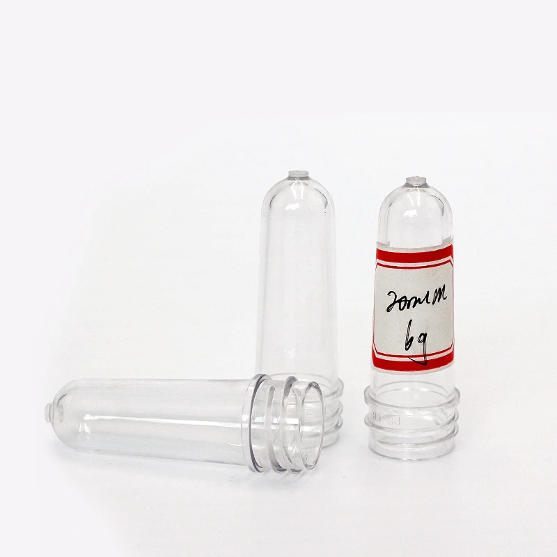 China cosmetic PET preform manufacture of 20/410 preform 6g 8g 10g for small spray bottle