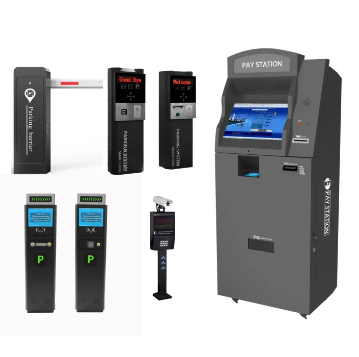 Automatic vending machine coin pay parking meter pay parking meter parking meter auto pay station alpr license plate recognition