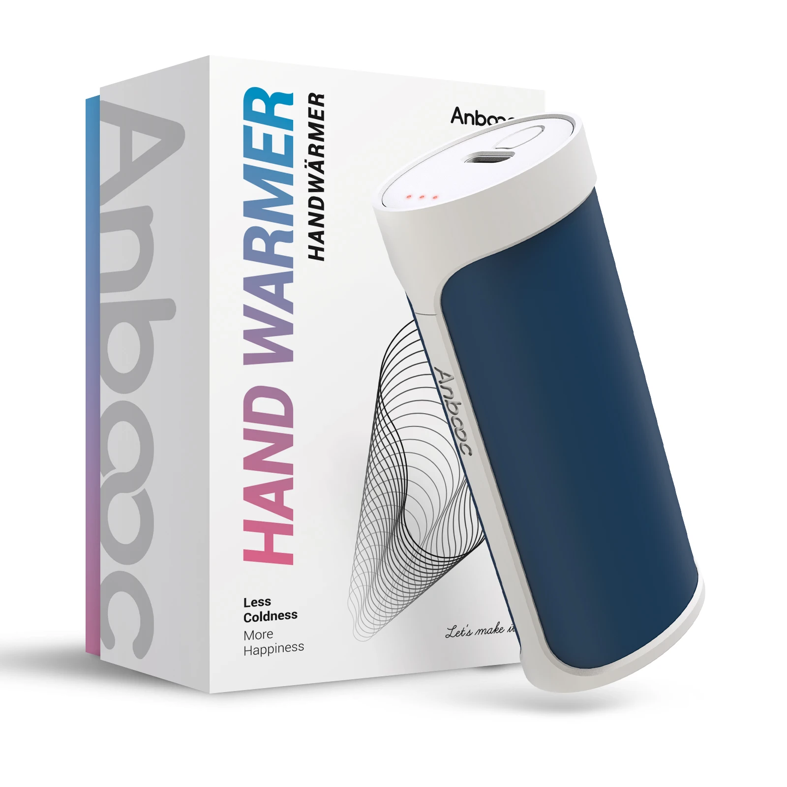 Новинка 2022, 5000 мАч, многоразовый внешний аккумулятор, электрический портативный обогреватель, модный подарок на Рождество, настраиваемый перезаряжаемый обогреватель для рук