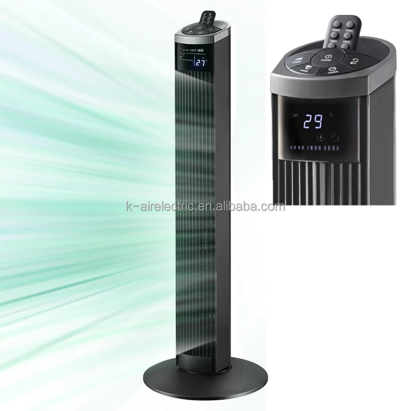 Oscillating Tower  Cooling Fan With Remote Quiet Bladeless Fan For Indoor Bedroom And Home Office Smart Fan