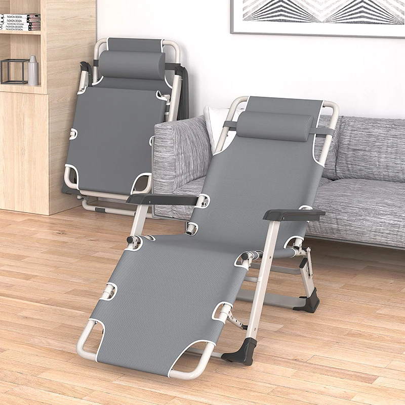 Hot sale folding chair with armrest adjustable folding sun lounge chair modern folding chair