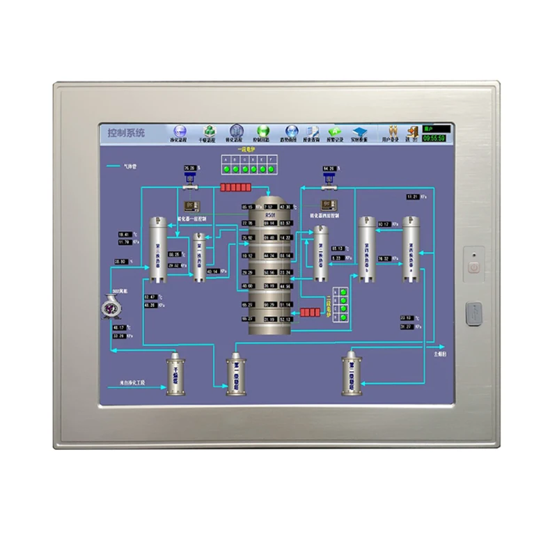 Modern Design New Products 17 Inch Resistive Industrial Touch Panel Pc For Windows