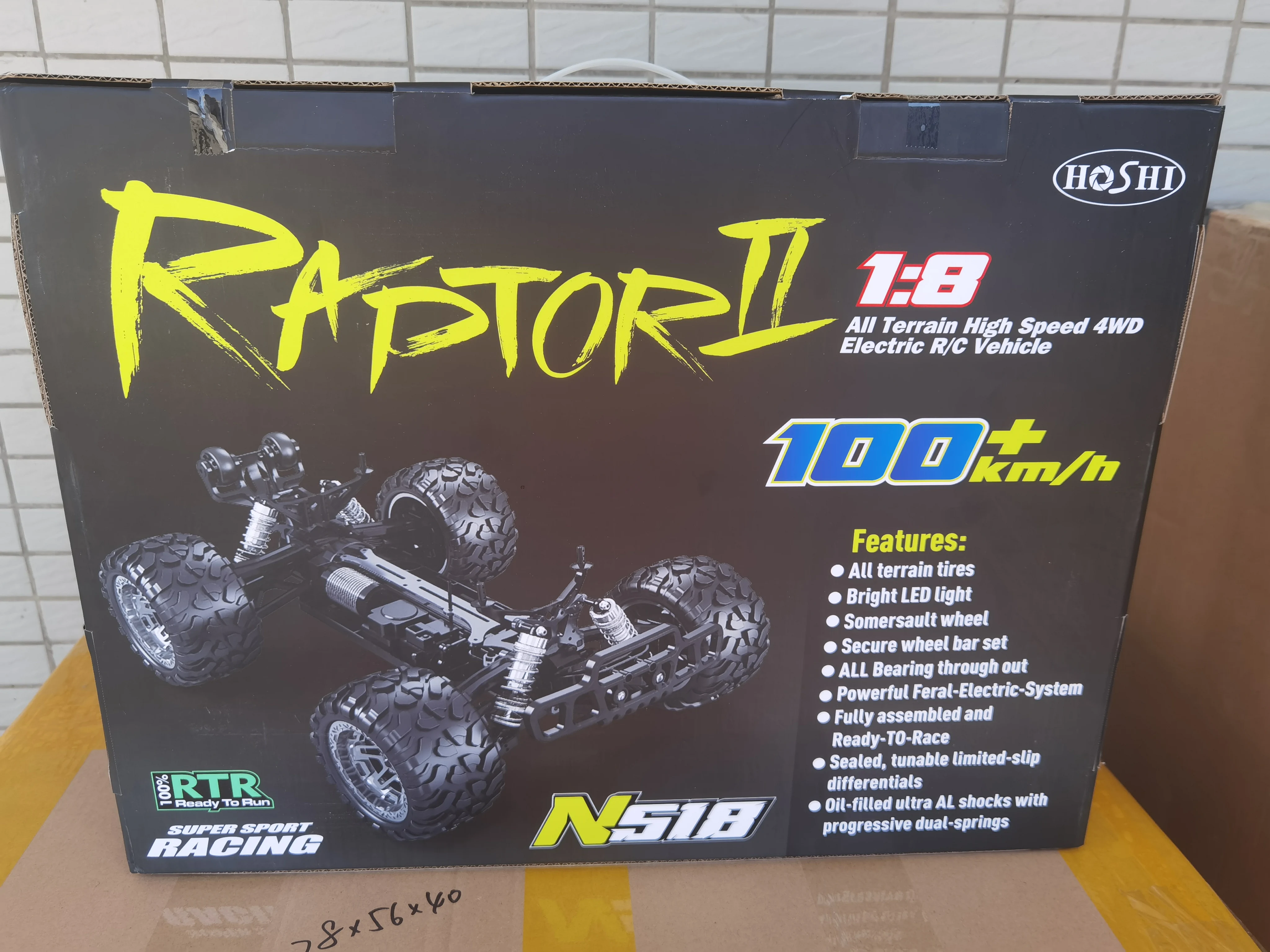 N518 бесщеточный внедорожный грузовик гоночный автомобиль RC 4WD 1/8 весы 100 км/ч + RTR высокая скорость автомобиля Monster подарок на