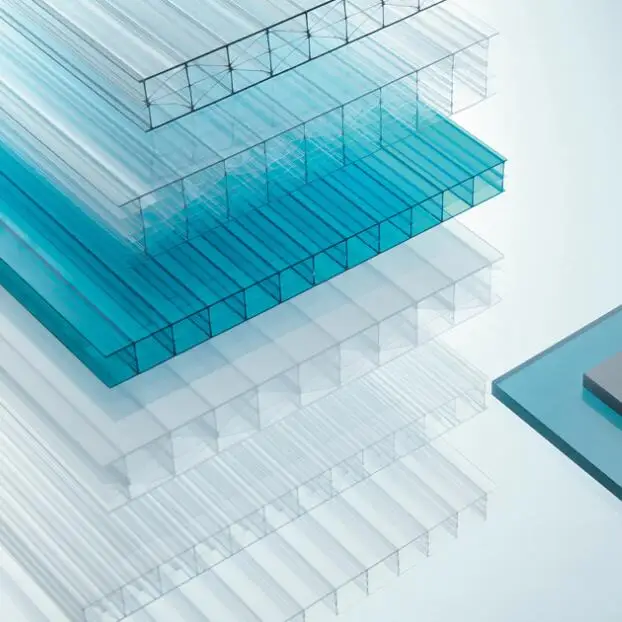 Оптовая продажа поликарбоната Lexan themoclear 3-листы стены усиленная Многослойные листы ПК